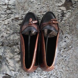 NEW WOMENS COLTER CREEK BLACK BROWN TASSEL LOAFERS